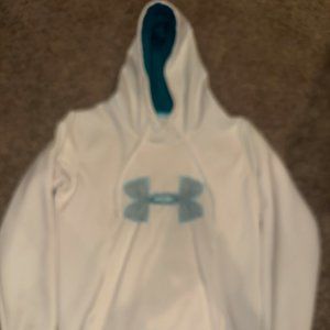 Under Armour White Sweatshirt - Size Medium